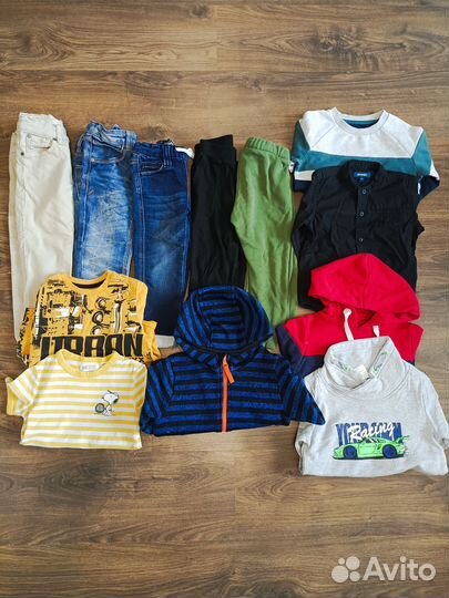 Вещи пакетом для мальчика 92 98 размер