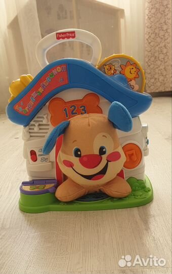 Обучающий домик для щенка Fisher price