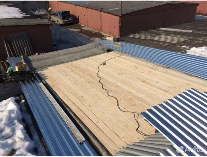 Ремонт крыш, заливка бетонного пола, штукатурка