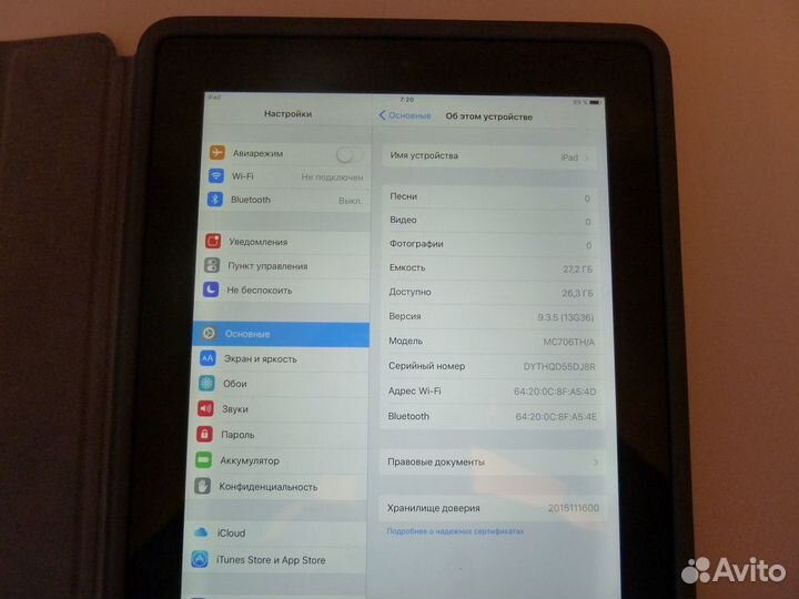 Планшет Apple iPad 3 WiFi A1416 32GB