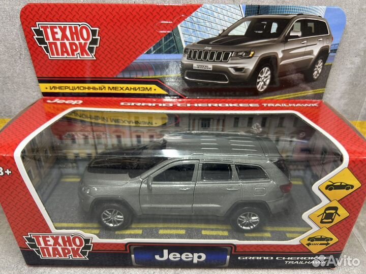 Моделька Jeep grand cherokee 1/36 технопарк