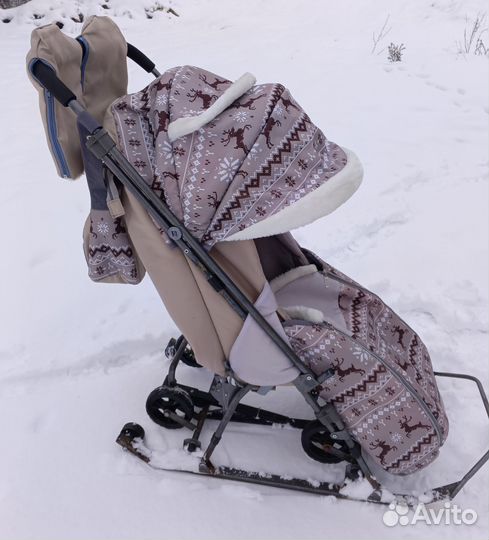 Детские санки коляска бу