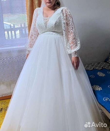 Свадебное платье пышное