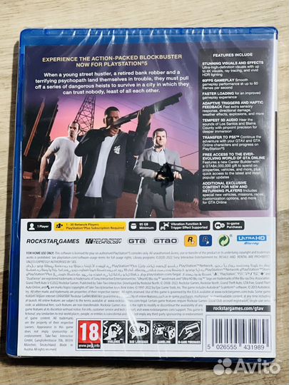 Ps5 grand theft auto 5 новый диск