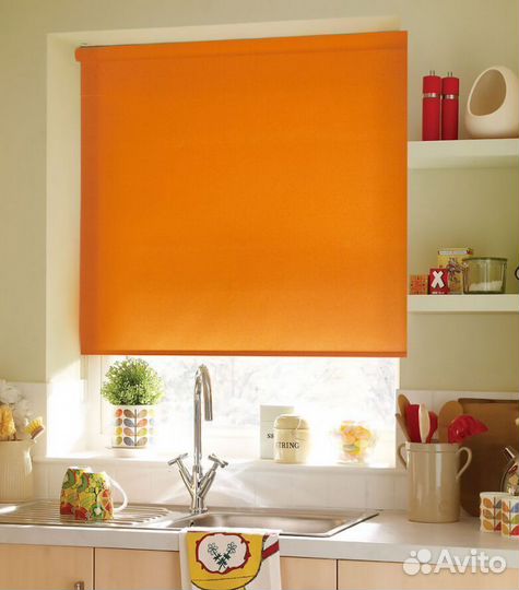 Рулонные жалюзи и шторы на окна