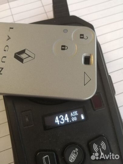 Смарт ключ-карта Рено Лагуна laguna 2 (RK09)