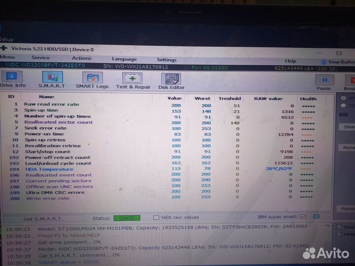 WD3200bpvt 320 гб WD Scorpio Blue 320 GB