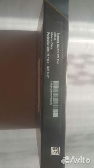 500 гб M.2 накопитель Samsung 970 EVO Plus Новый