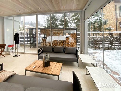 Раздвижное безрамное остекление S 500