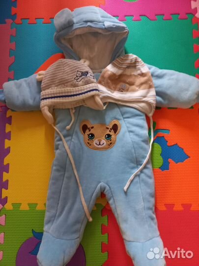 Комбинезон утепленный на мальчика 62