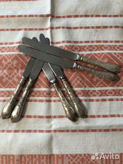 Ножи столовые мельхиор СССР