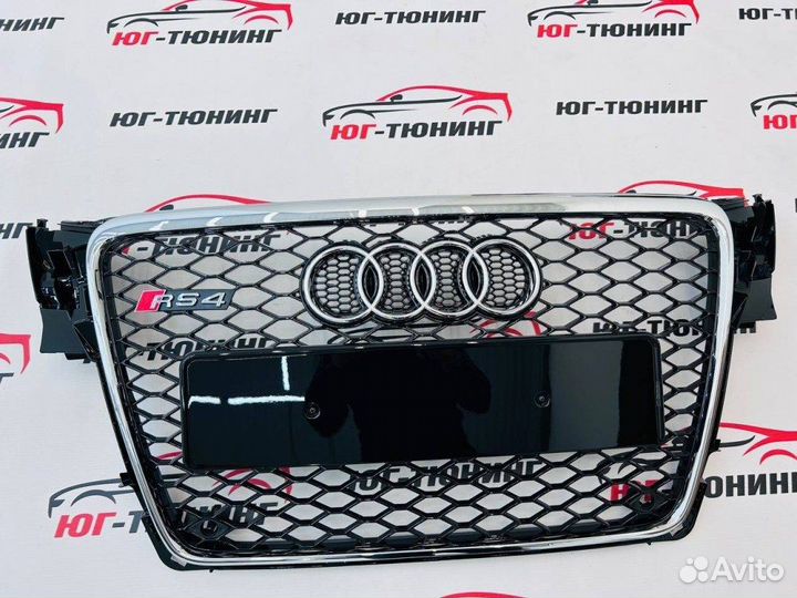 Решетка в стиле RS4 на Audi A4 B8 дизайн 2