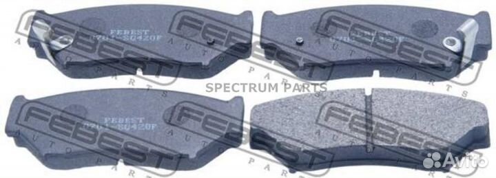 Febest 0701SQ420F колодки тормозные передние