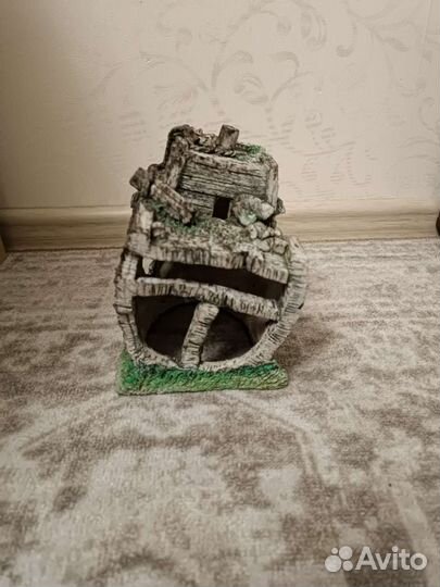 Декорации для аквариума корабль