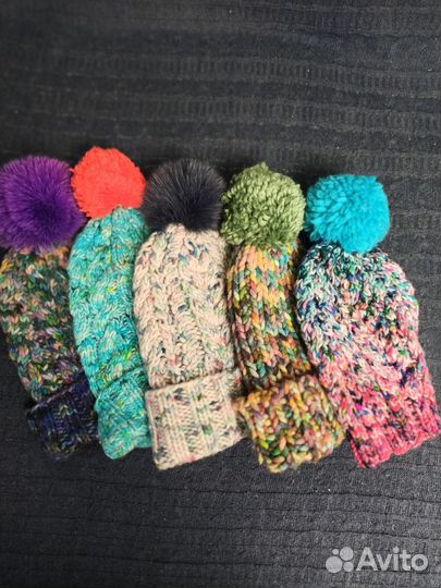 Шапка с помпоном