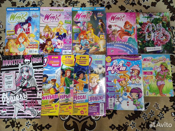 Винкс winx журналы, pop pixie, лошадки, книги