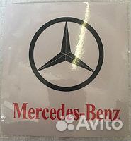 Наклейка логотипа Mercedes-Benz (12х12)