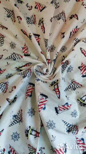 Ткань отрез хлопок