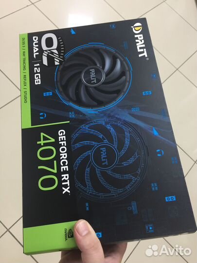 Новая Видеокарта Palit RTX 4070 dual OC