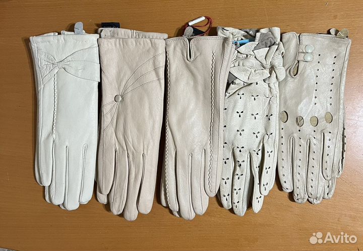 Перчатки женские нат. кожа