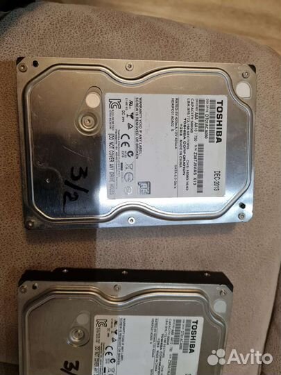 Жесткий диск Toshiba, Seagate 500 гб