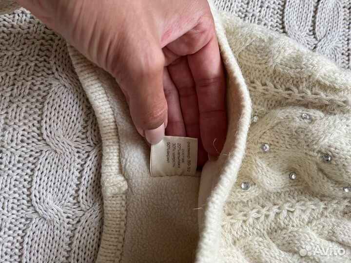 Комплект шапка и шарф для девочки