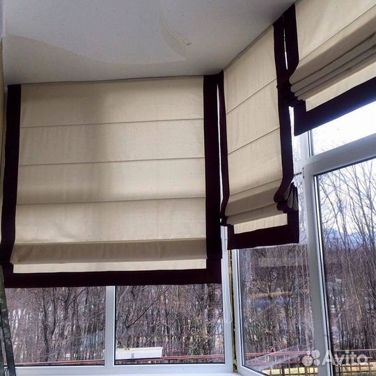 Римские шторы. Ткани из Европы и Турции