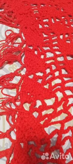 Шаль ручной работы, шерсть