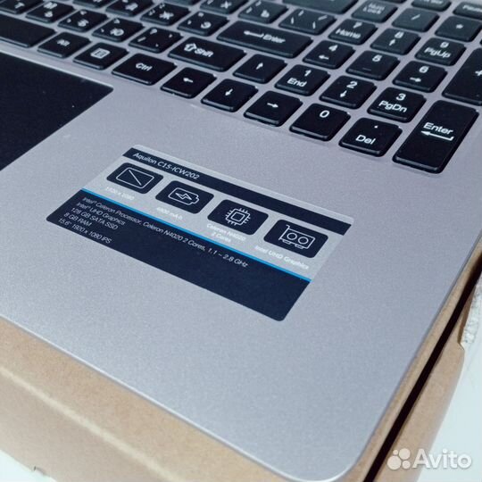 Ноутбук офисник свежий. SSD128 8ozu. Кгн65