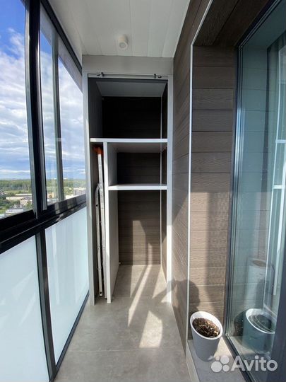 Шкаф с рольставнями на балкон по вашему эскизу