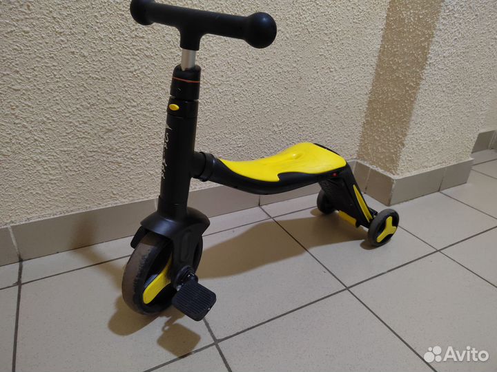 Самокат беговел велосипед 3 в 1
