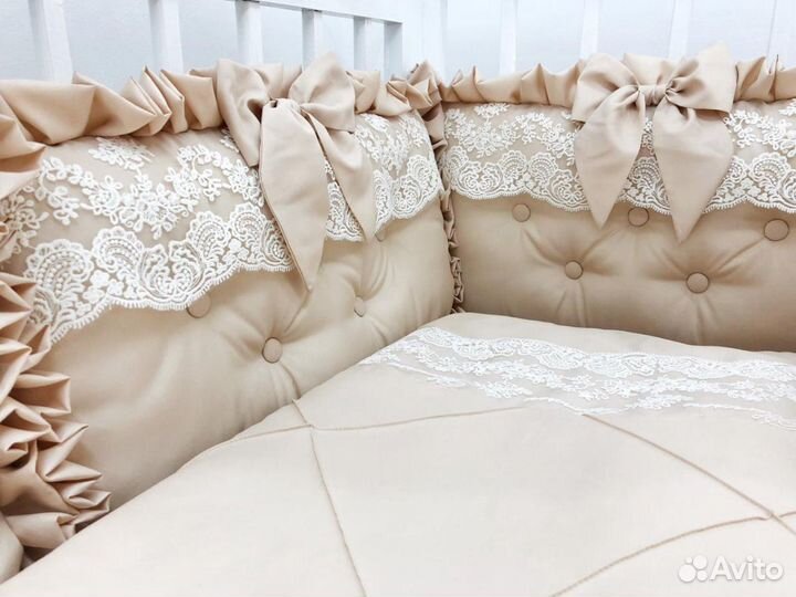 Новые комплекты в кроватку сатин