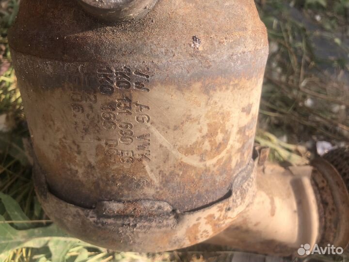 Приемная труба с катализаторами