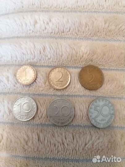 Монеты Болгарии стотинки
