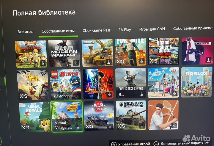 Xbox Series S + игры и подписка