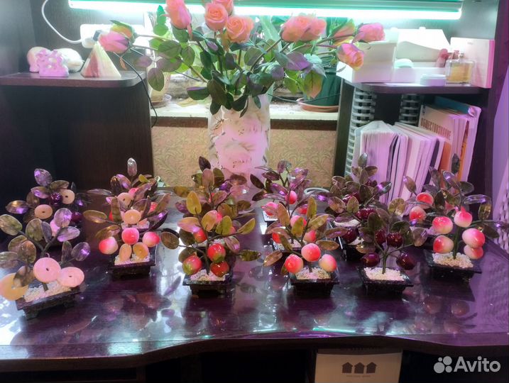 Дерево счастье из натурального камня