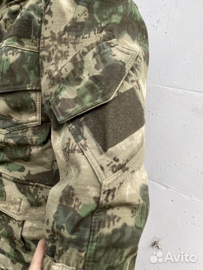 Костюм горка мох с флисом и подтяжками