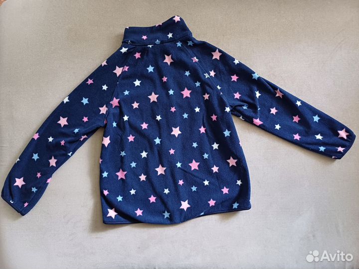 Флисовая кофта для девочки hm 122 128