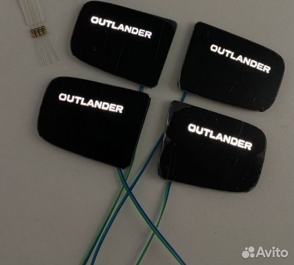 Led подсветка дверных ручек Mitsubishi Outlander