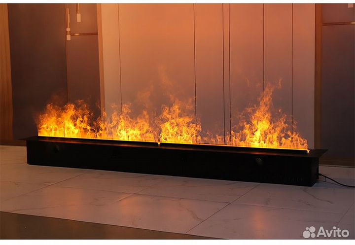 Паровой камин 100 см—эффект пламени