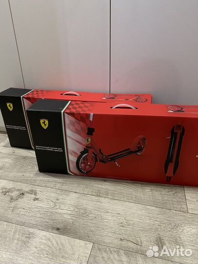 Самокат взрослый ferrari