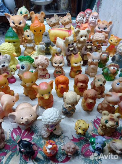 Советские резиновые Игрушки