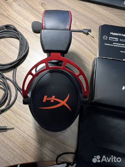 Наушники HyperX Cloud Alpha Red