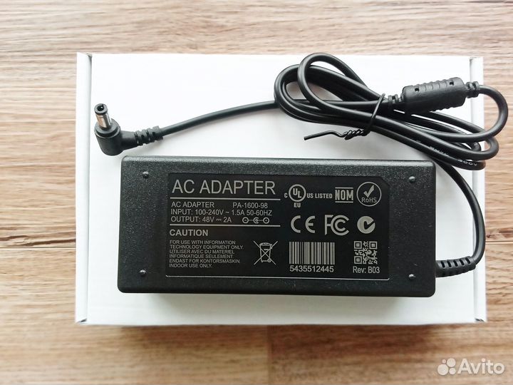 Блок питания 48V для D-Link DGS-1008P H/W Ver. B1