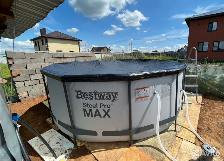 Каркасный бассейн 366x122 с комплектом
