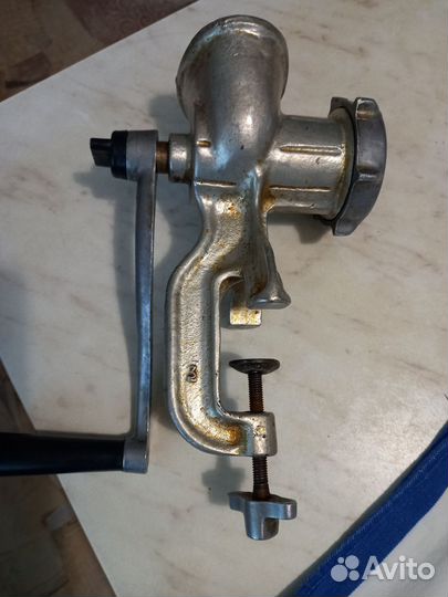 Мясорубка ручная СССР чугунная