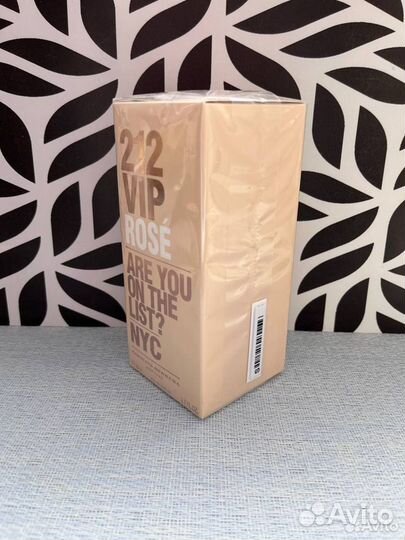 Духи женские Carolina Herrera 212 VIP Rose (Euro)