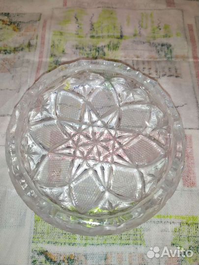 Хрустальная пепельница СССР