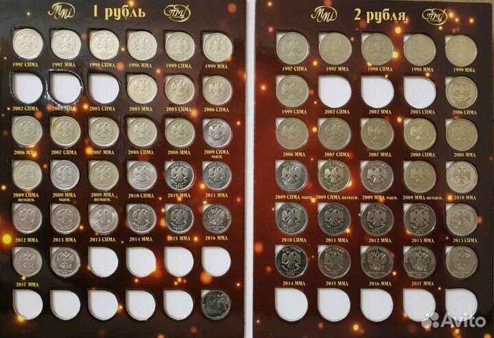 Современные рубли - 1, 2