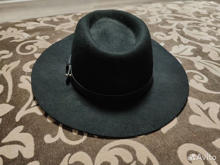 Шляпа женская черная
